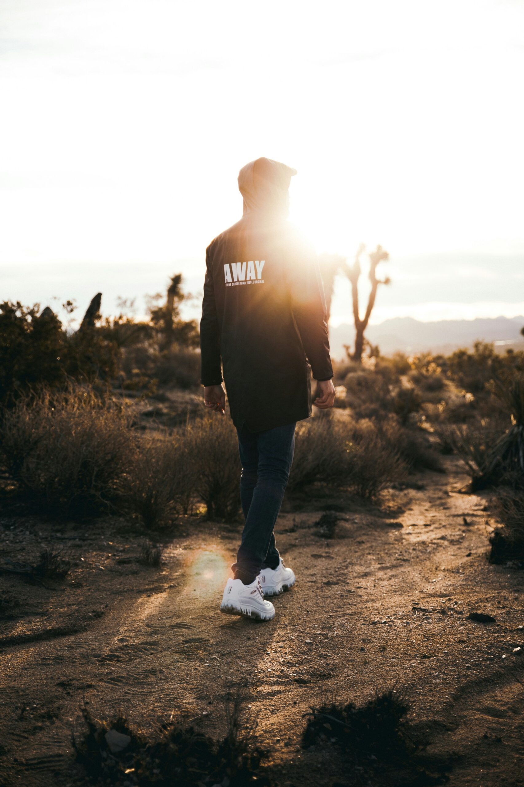 Man walking away and reclaiming his life from pornography addiction